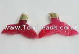 NGP2271 38*55mm - 40*60mm fishtail agate gemstone pendants