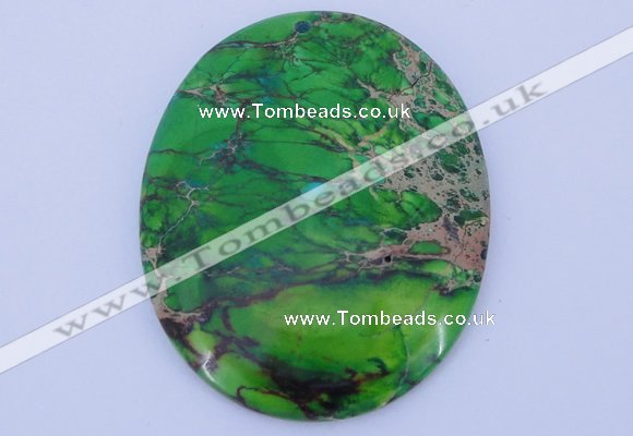 NGP235 40*50mm fashion dyed imperial jasper gemstone pendants