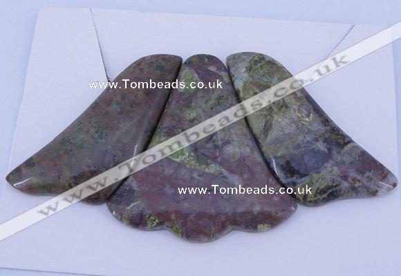 NGP24 Green rain forest stone pendants set jewelry wholesale