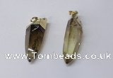 NGP2409 14*35mm - 16*50mm sticks quartz pendants wholesale