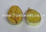 NGP2470 45*55mm - 50*65mm freeform druzy agate pendants wholesale