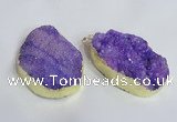 NGP2471 45*55mm - 50*65mm freeform druzy agate pendants wholesale