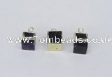 NGP2732 11*13mm - 12*15mm cube mixed quartz gemstone pendants