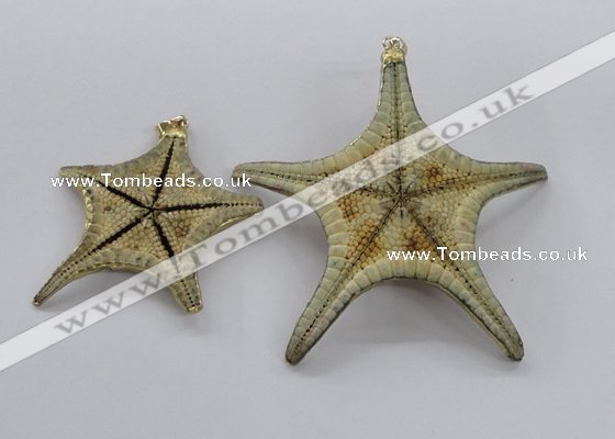 NGP2761 50*55mm - 75*85mm starfish pendants wholesale
