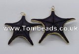 NGP2763 50*55mm - 75*85mm starfish pendants wholesale