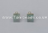 NGP2779 10*12mm - 12*14mm cube amazonite gemstone pendants