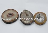 NGP2856 50*60mm - 60*75mm freeform druzy agate gemstone pendants