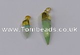 NGP3107 9*20mm – 11*40mm sticks Australia chrysoprase pendants