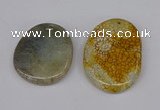 NGP3203 35*40mm - 40*50mm freeform agate slab pendants