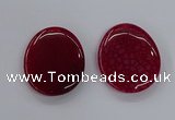 NGP3232 42*52mm - 45*55mm freeform agate gemstone pendants