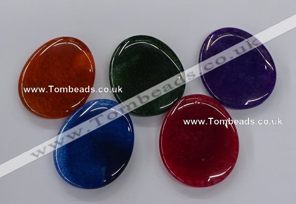 NGP3236 42*52mm - 45*55mm freeform agate gemstone pendants