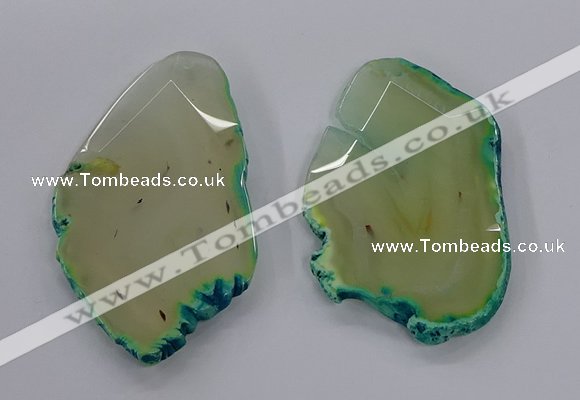 NGP3243 55*65mm - 50*75mm freeform agate slab pendants