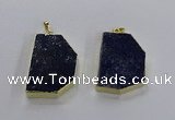 NGP3503 30*40mm - 30*45mm freeform lapis lazuli pendants