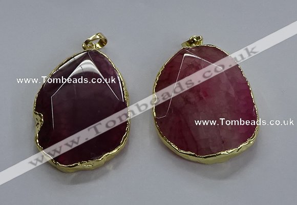 NGP3728 30*40mm - 35*45mm freeform agate gemstone pendants