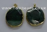 NGP3731 30*40mm - 35*45mm freeform agate gemstone pendants