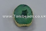 NGP3759 30*40mm - 40*50mm freeform druzy agate pendants