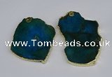 NGP3884 45*55mm - 50*60mm freeform agate gemstone pendants