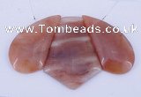 NGP39 Fashion red quartz gemstone pendants set jewelry wholesale