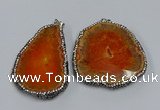 NGP3909 45*60mm - 55*65mm freeform druzy agate pendants wholesale