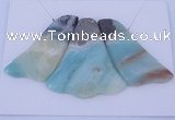 NGP42 Fashion amazonite gemstone pendants set jewelry wholesale