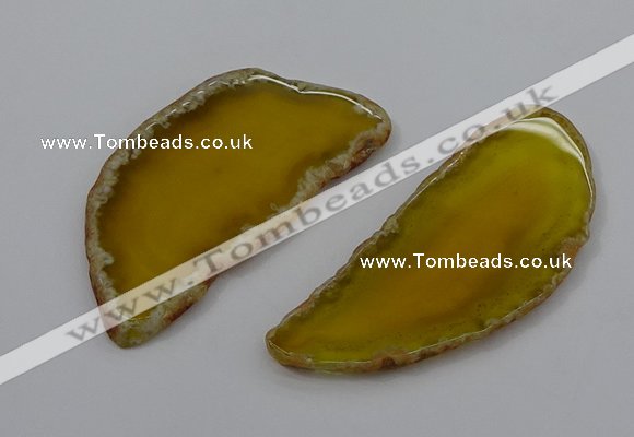 NGP4246 30*50mm - 45*75mm freefrom agate pendants wholesale