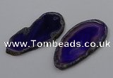 NGP4247 30*50mm - 45*75mm freefrom agate pendants wholesale