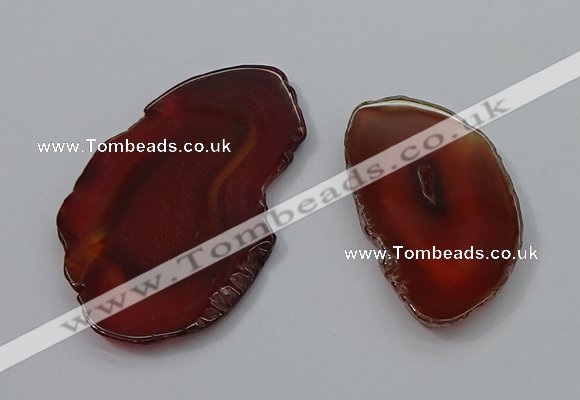 NGP4248 30*50mm - 45*75mm freefrom agate pendants wholesale