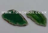 NGP4251 30*50mm - 45*75mm freefrom agate pendants wholesale