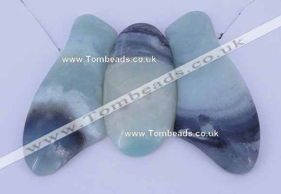 NGP43 Fashion amazonite gemstone pendants set jewelry wholesale