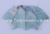 NGP44 Fashion amazonite gemstone pendants set jewelry wholesale