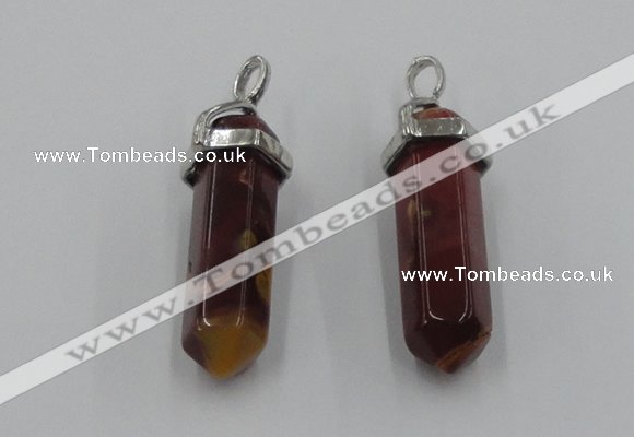 NGP5015 8*30mm sticks mookaite gemstone pendants wholesale