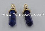 NGP5044 8*30mm sticks lapis lazuli gemstone pendants wholesale