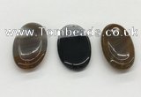 NGP5505 28*50mm oval agate gemstone pendants wholesale