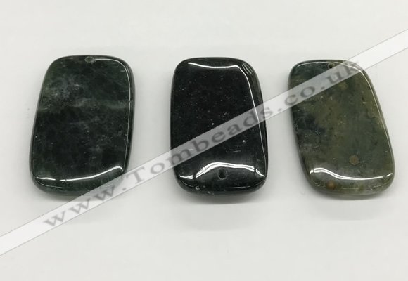 NGP5515 30*50mm rectangle ocean agate pendants wholesale