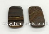 NGP5538 35*55mm rectangle iron tiger pendants wholesale