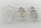 NGP5540 14*40mm - 23*58mm teardrop white crystal pendants