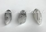 NGP5568 18*40mm - 23*58mm teardrop black rutilated quartz pendants