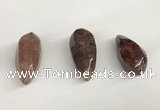 NGP5569 18*40mm - 23*58mm teardrop strawberry quartz pendants