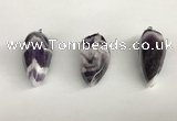 NGP5570 18*40mm - 23*58mm teardrop dogtooth amethyst pendants