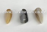 NGP5571 18*40mm - 23*58mm teardrop agate gemstone pendants