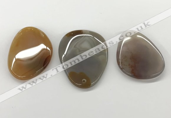 NGP5781 30*48mm - 40*55mm freeform agate slab pendants