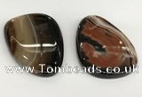 NGP5795 40*60mm flat teardrop agate pendants wholesale