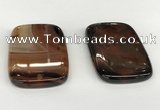 NGP5796 35*55mm rectangle agate pendants wholesale