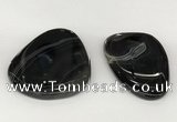 NGP5800 35*55mm - 40*60mm flat teardrop agate pendants wholesale