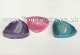 NGP5824 45*45mm triangle agate gemstone pendants wholesale