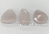 NGP5846 25*45mm - 35*55mm freeform rose quartz pendants wholesale