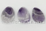 NGP5855 30*50mm - 40*60mm freeform dogtooth amethyst pendants