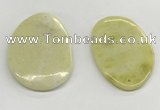 NGP5863 35*55mm - 38*58mm freeform lemon jade pendants wholesale