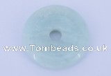 NGP603 5pcs 7*35mm amazonite gemstone donut pendants wholesale