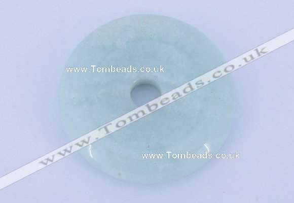 NGP603 5pcs 7*35mm amazonite gemstone donut pendants wholesale